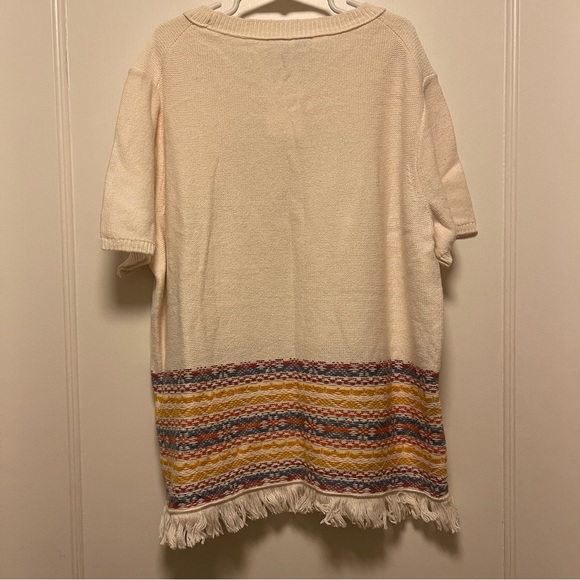 Madewell - Fringed Jacquard Sweater Tee - Picture 5 of 13